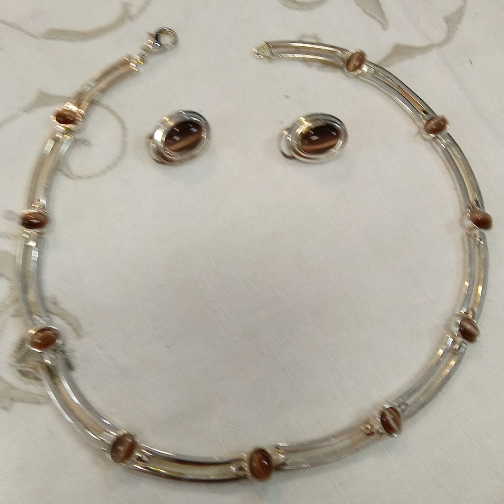 Necklace and Earrings